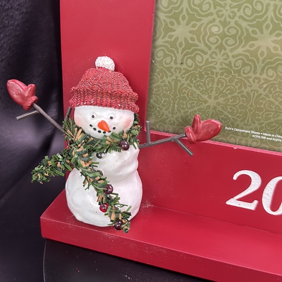 Christmas Holiday Photo Frame Kohl’s 2010 Fits 4x6” photo - Picture 7 of 8